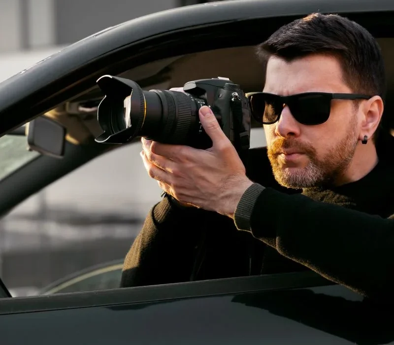 a-private-investigator-holding-camera